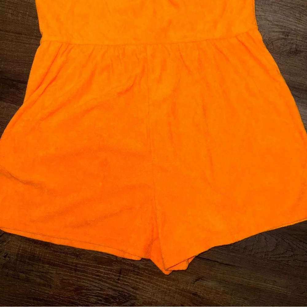 NWT Target Wild Fable Orange Terrycloth Convertible Swimsuit Coverup